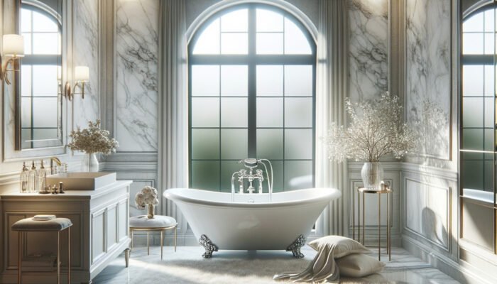 Beautiful bathroom design and installation